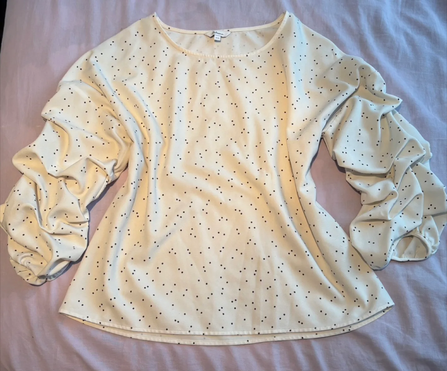 Reitmans Polka Dot Blouse, Size M thumbnail