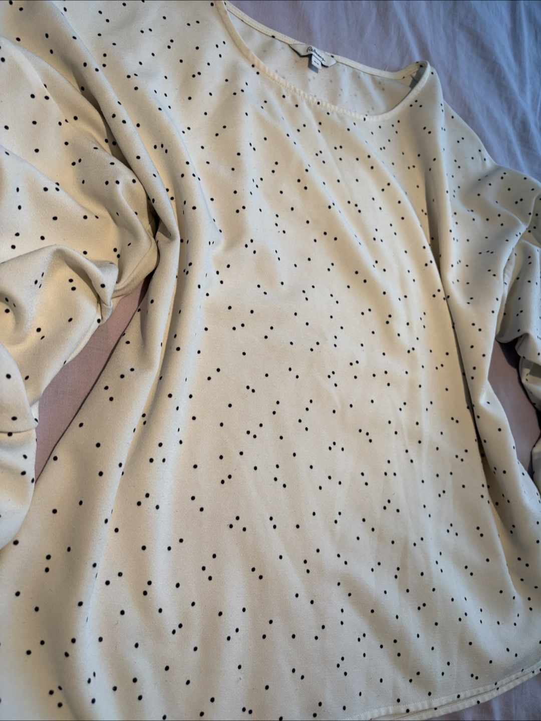 Reitmans Polka Dot Blouse, Size M - photo 3