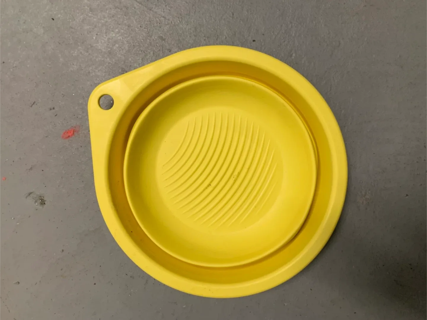 IKEA Yellow Collapsible Bowl thumbnail