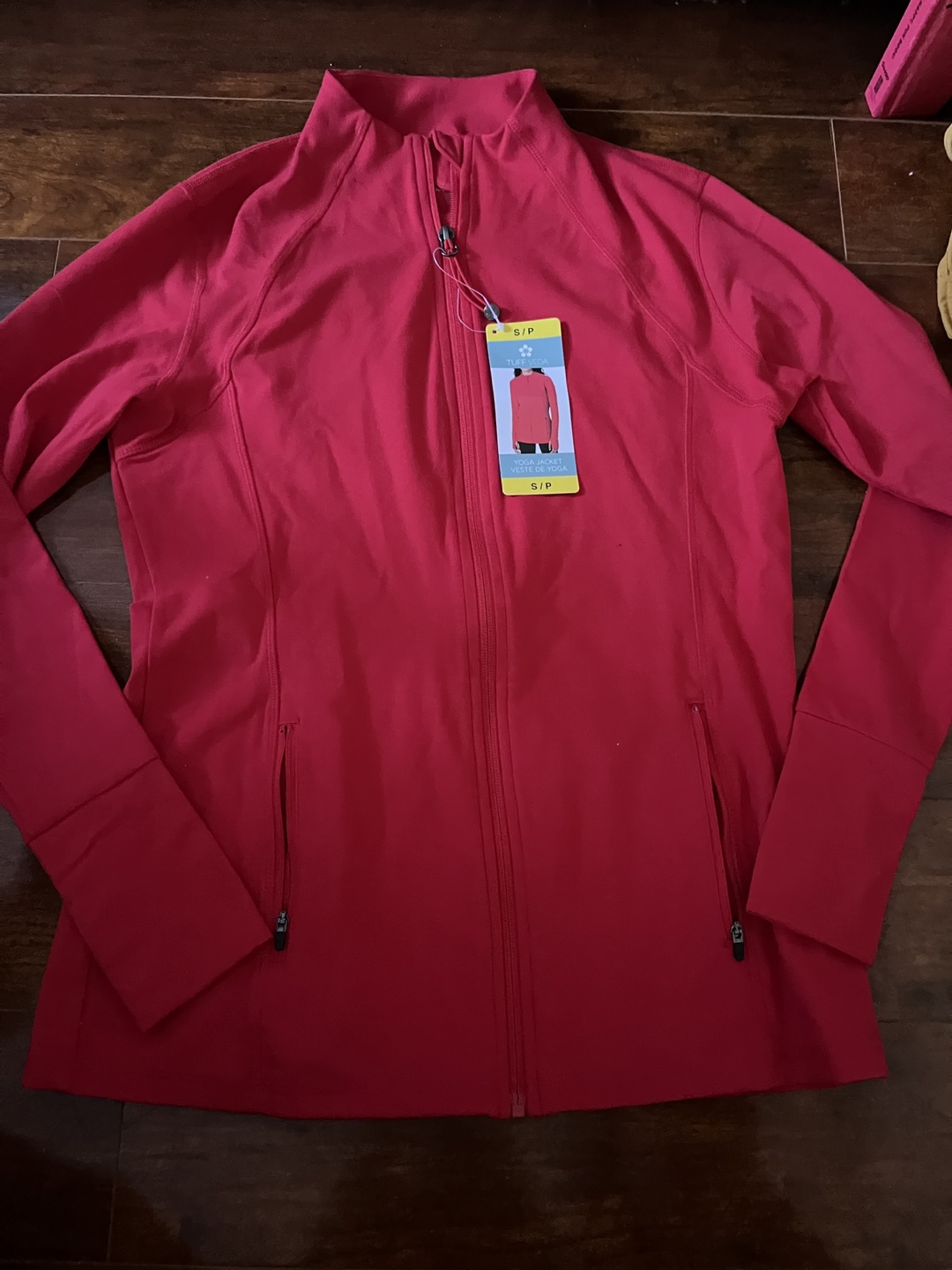 Red Women’s Athleisure Zip Up