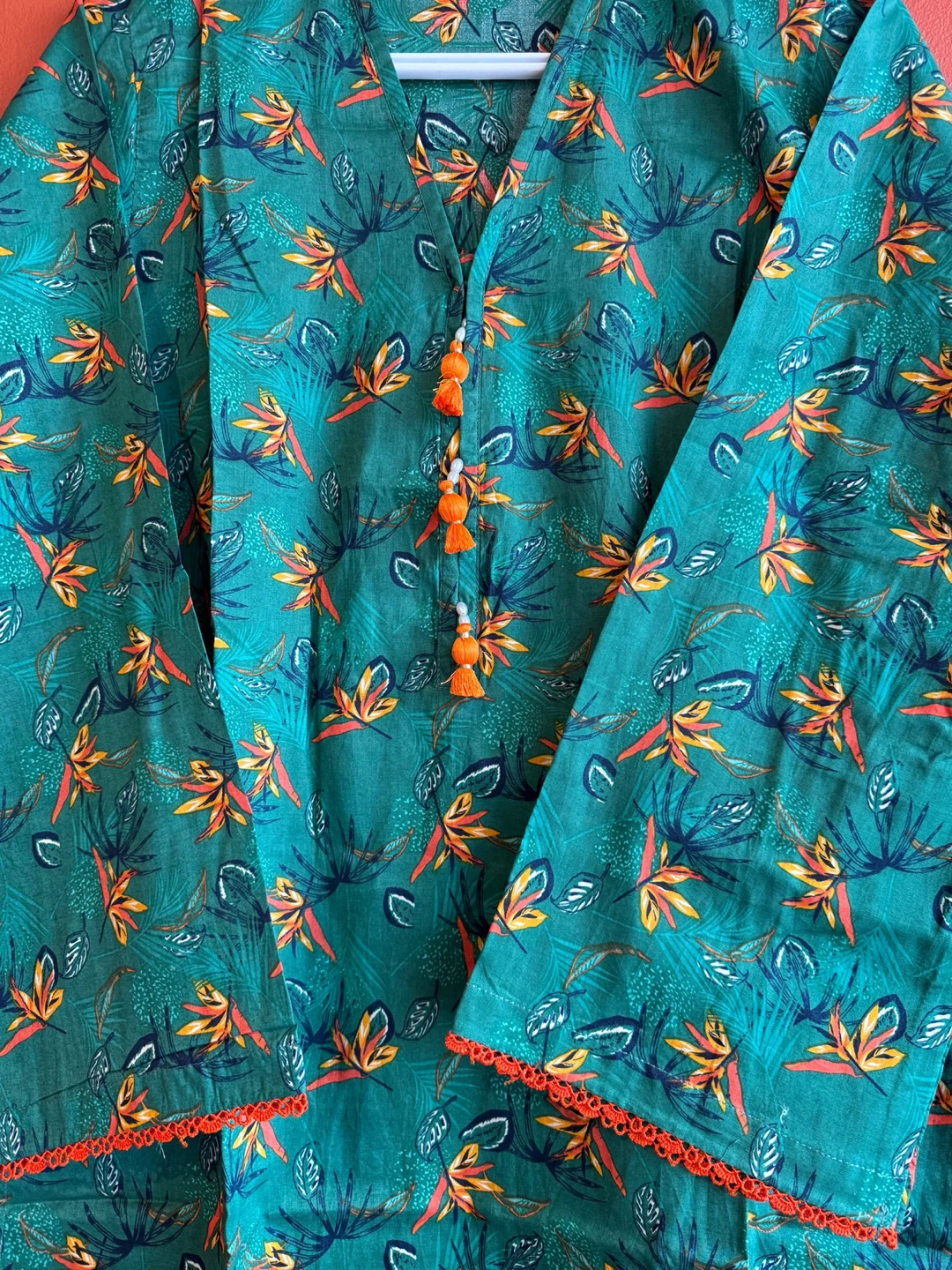 New Zara Noor Green Floral cords - photo 3