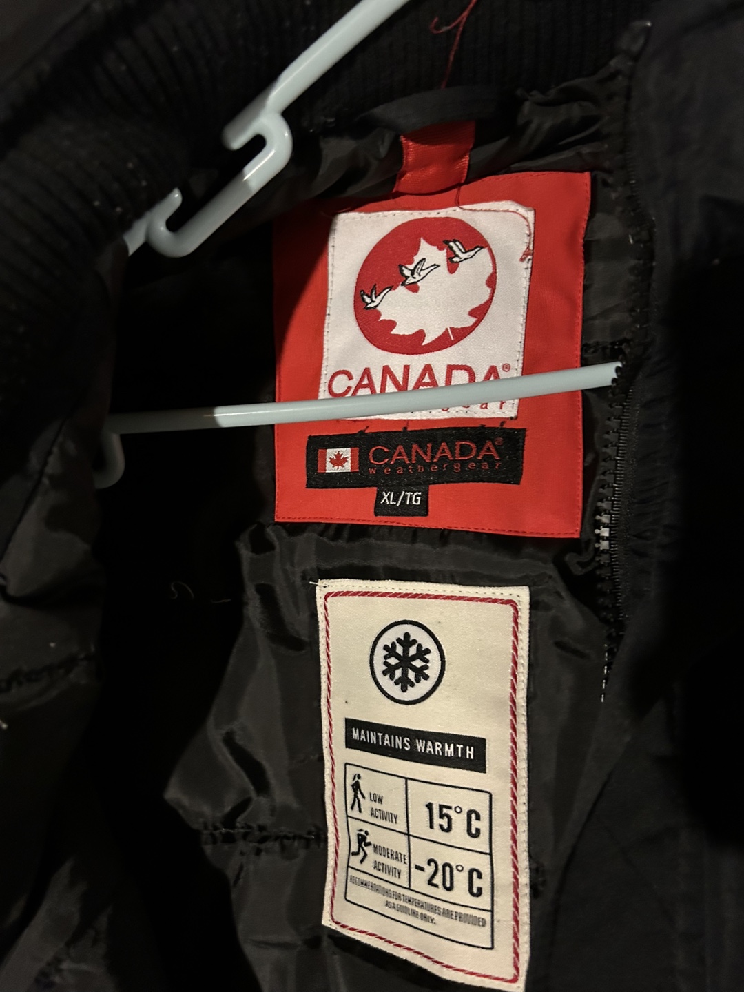 Canada Weathergear XL Black Winter Coat