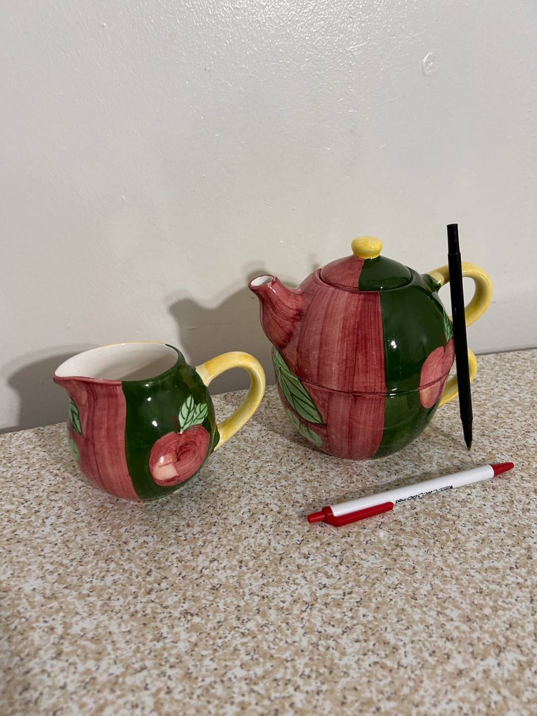 Ceramic Teapot & Creamer Set - photo 2