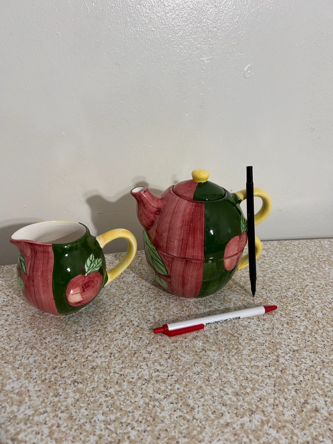 Ceramic Teapot & Creamer Set - photo 4