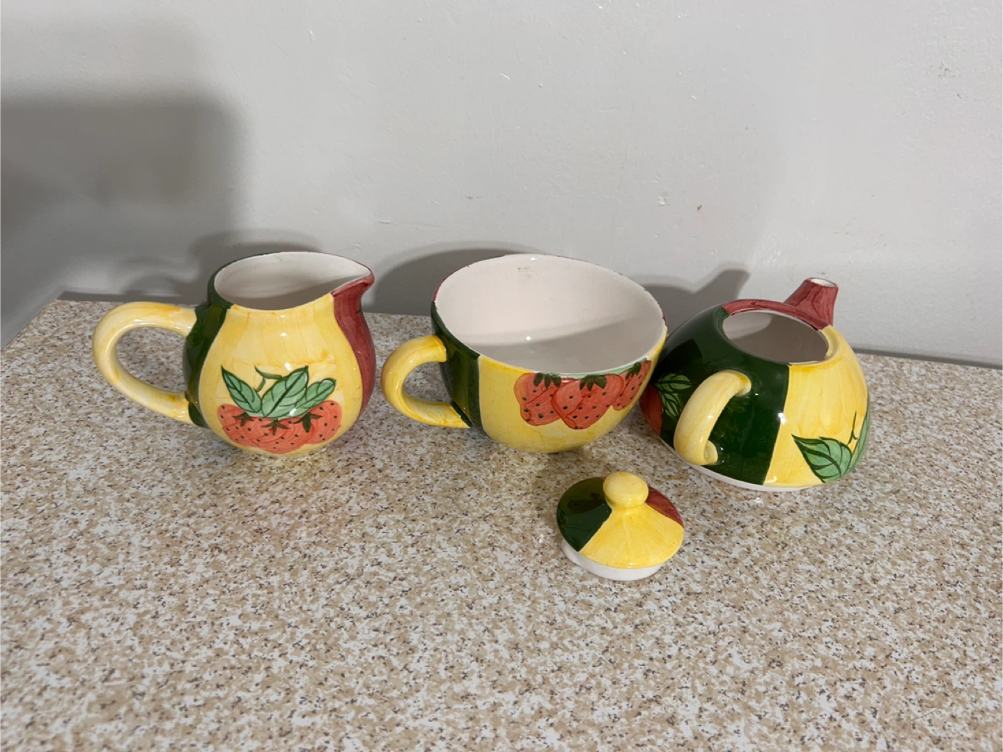 Ceramic Teapot & Creamer Set - photo 3
