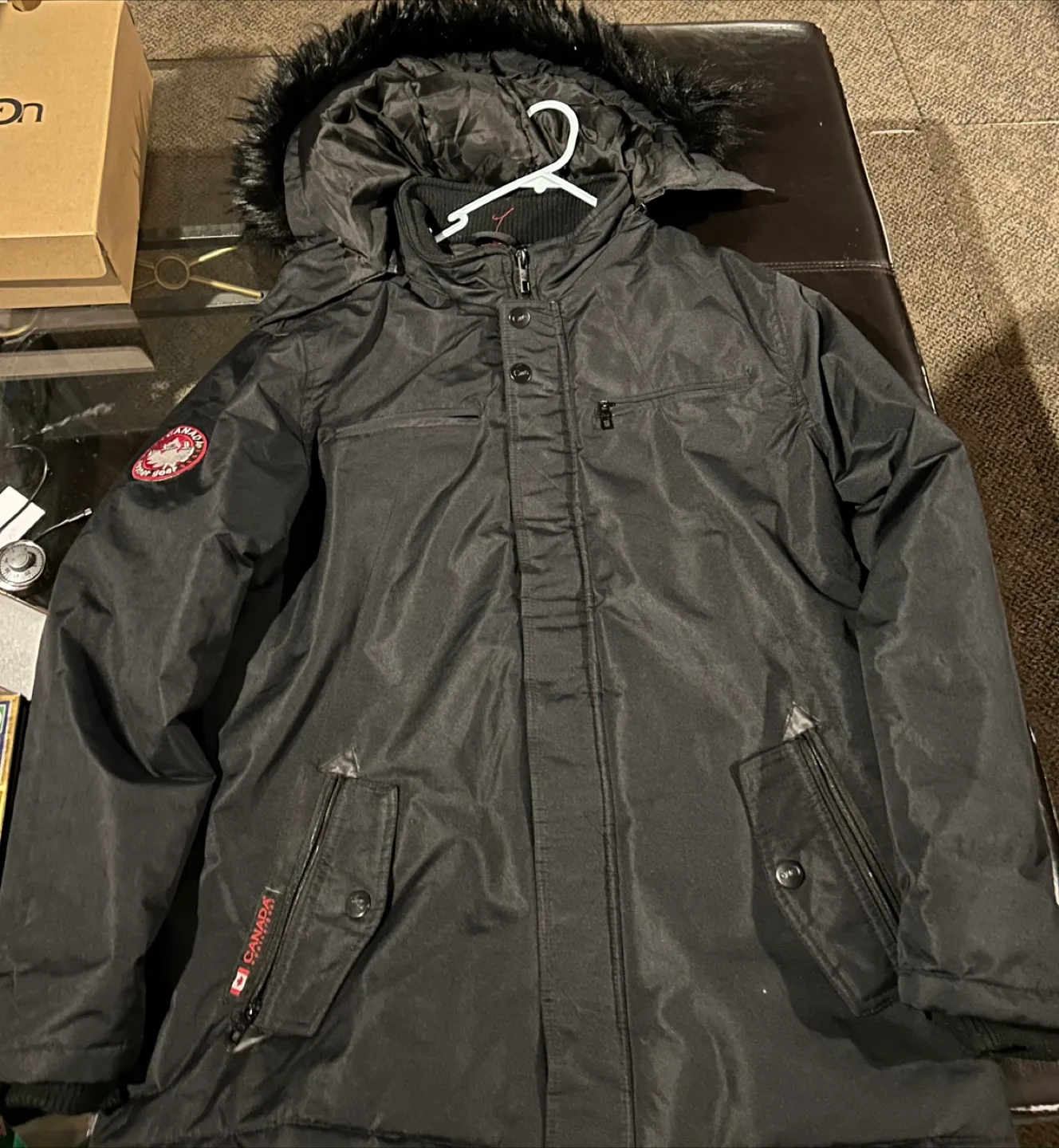 Canada Weathergear XL Black Winter Coat image indicator(4)