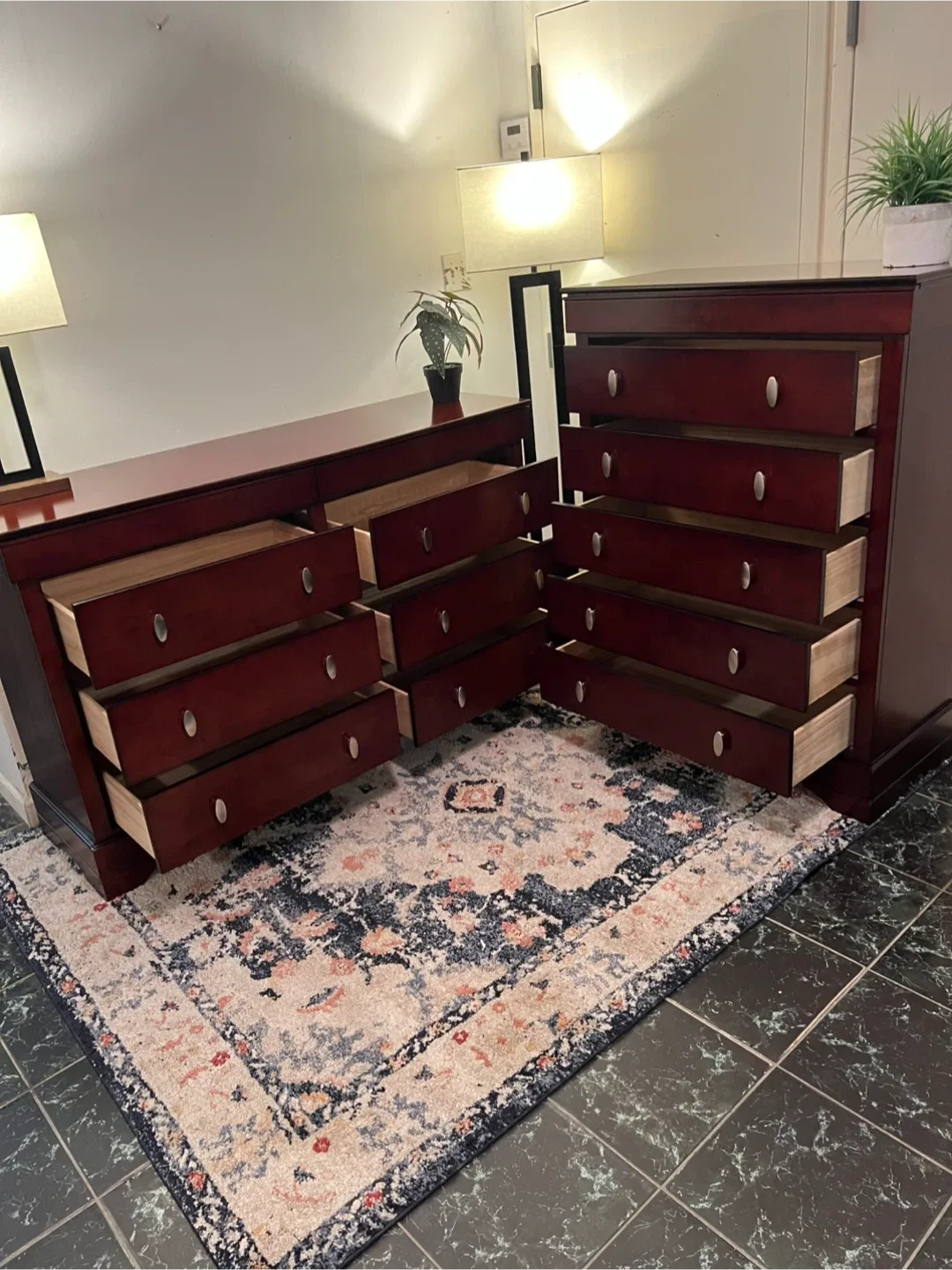 Elegant Style Dresser & Chest - Like New Cond. - Delivery Extra image indicator(2)