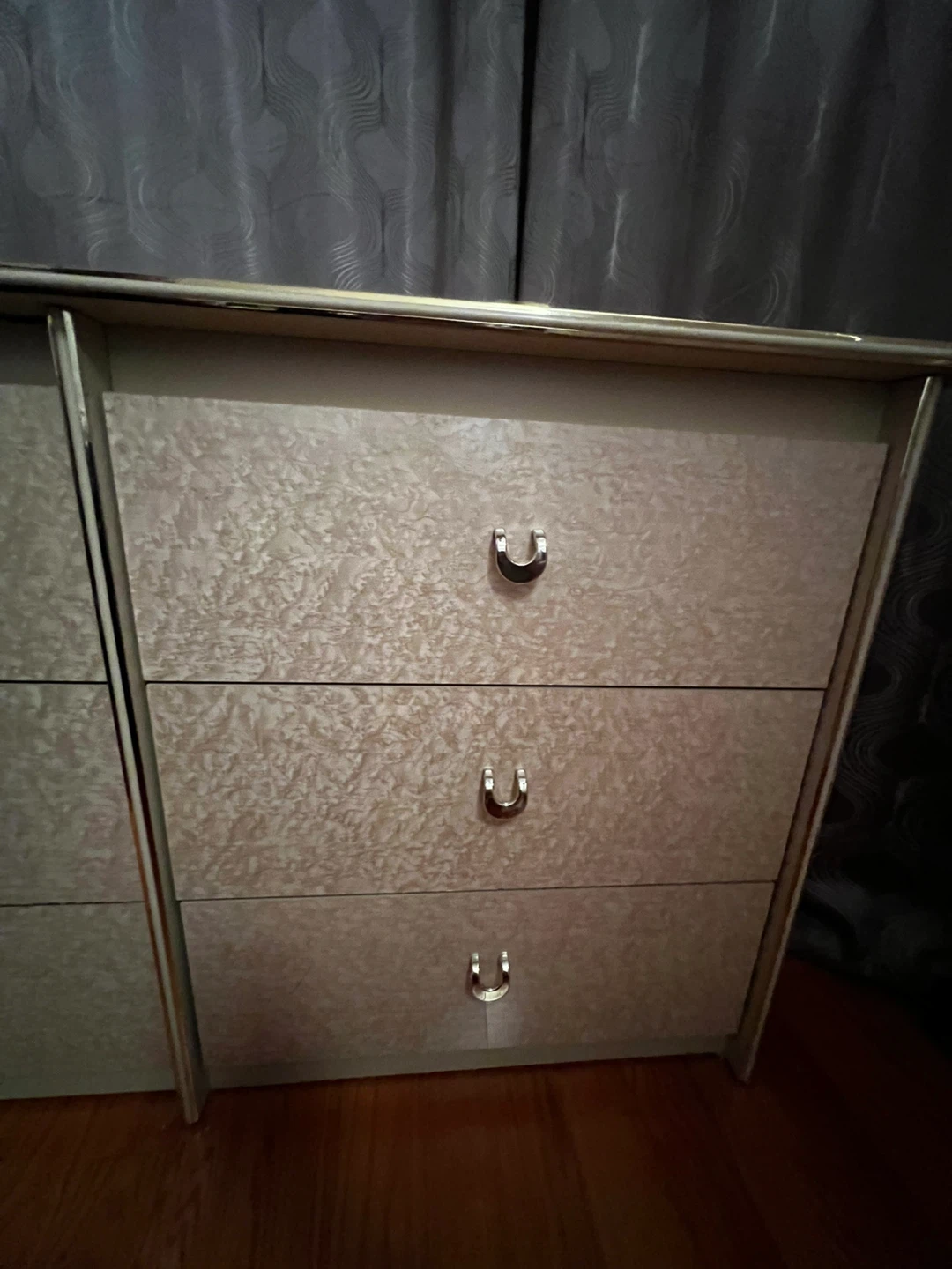 Beige Six Drawer dresser - photo 3