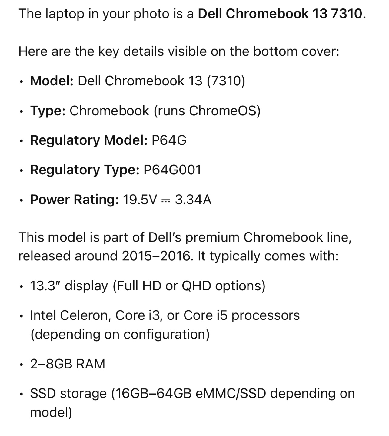 Dell chrome Laptop - photo 4