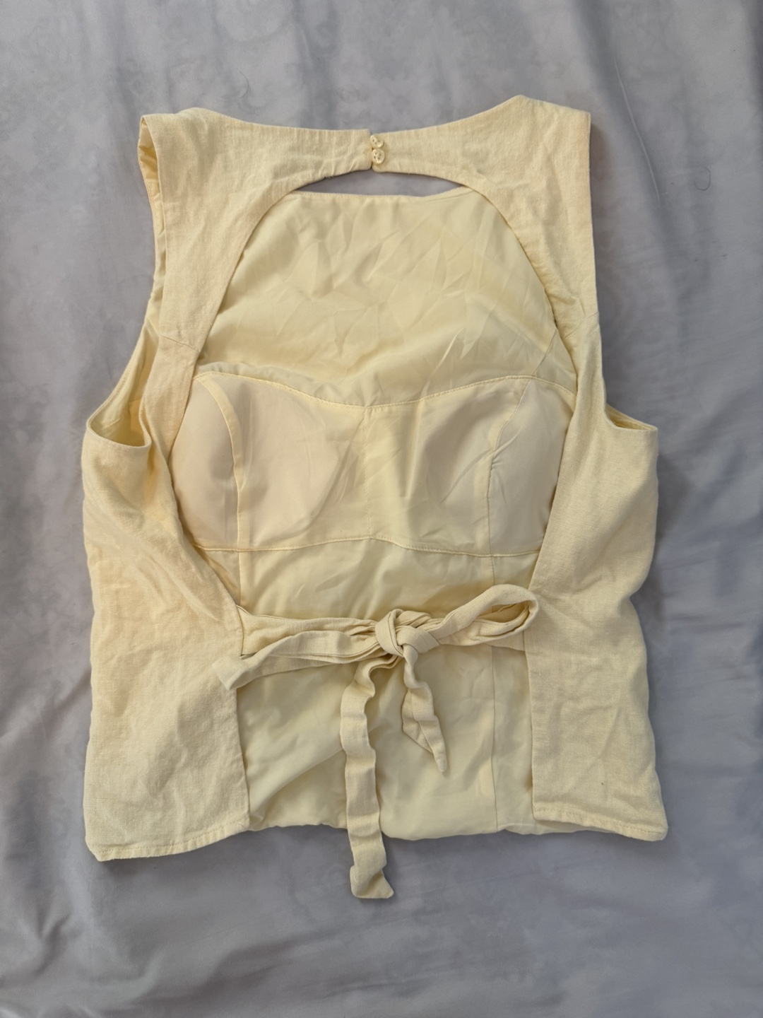 Hollister Yellow Tank Top - Size S - photo 2