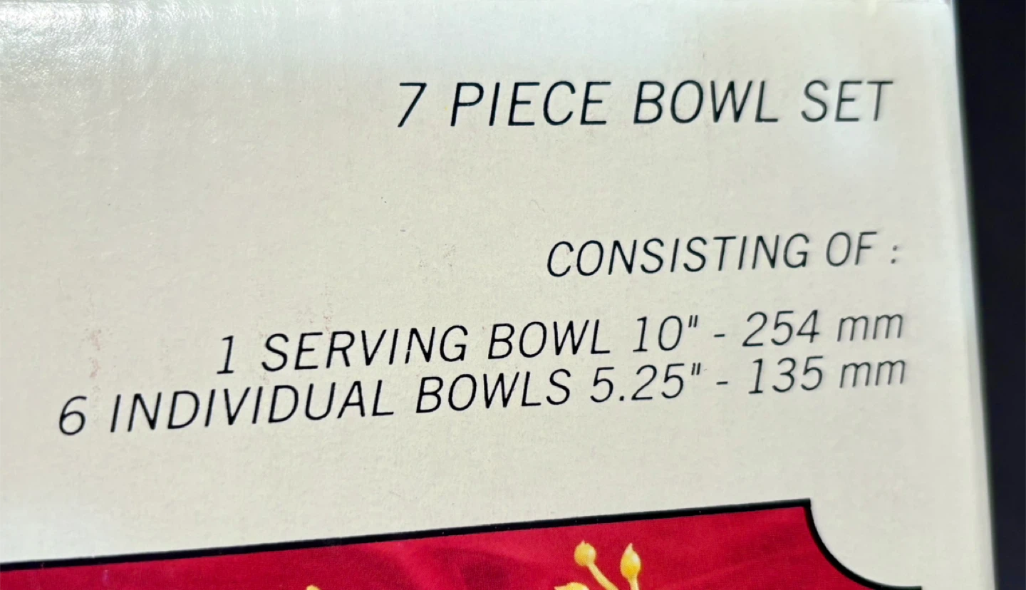 Brand new 7-piece Glass Bowl Set - photo 3