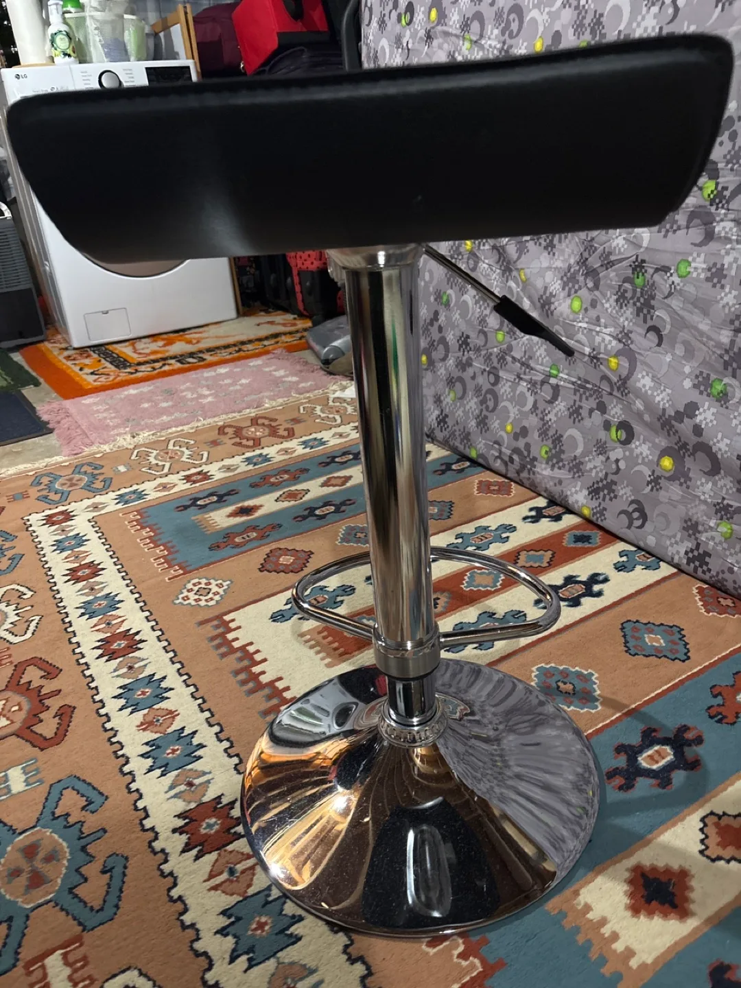 Adjustable Height Bar Stool - Black image indicator(3)