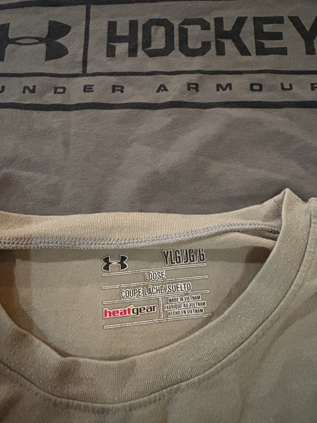 Under Armour Youth Hockey T-Shirts, Size Large - photo 2