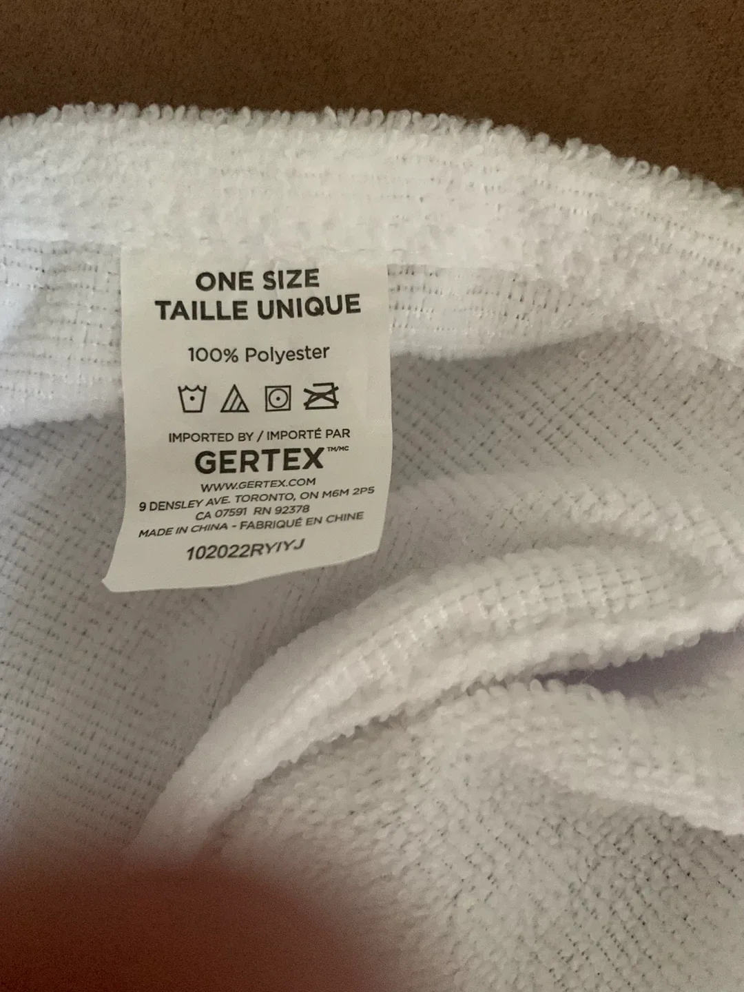 Gertex White Spa Wrap - One Size image indicator(4)