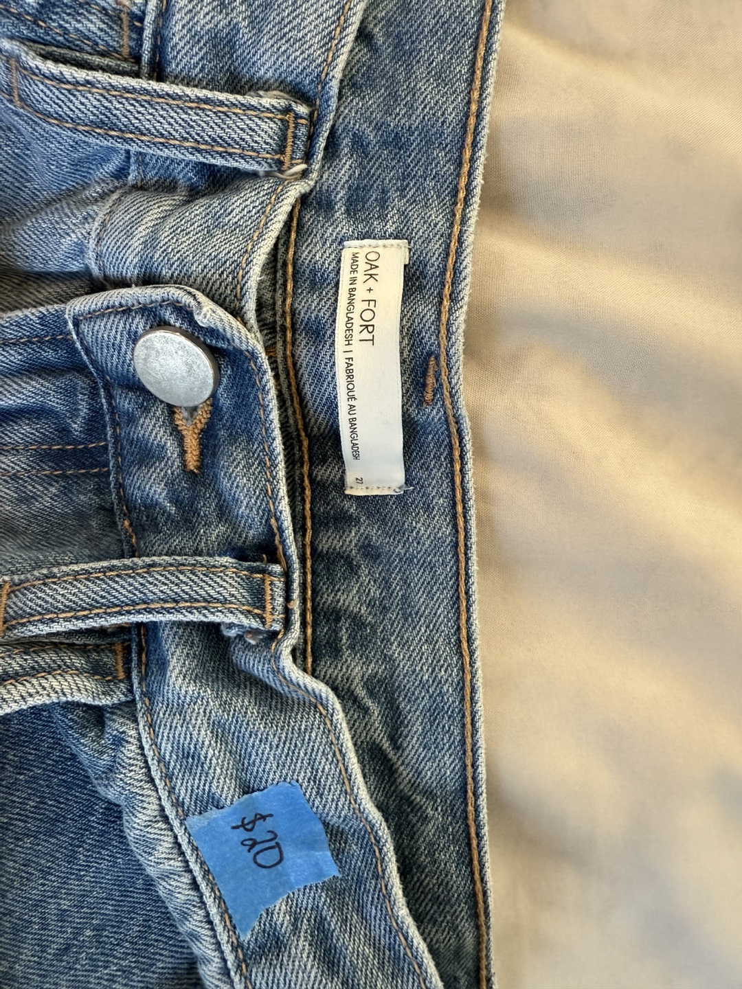 Oak + Fort Jeans - Size 26 - photo 2