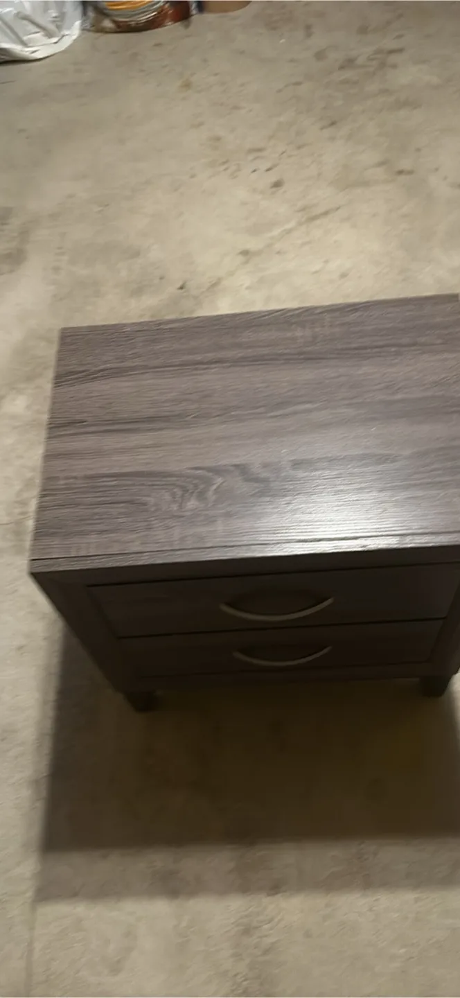 Wood Nightstand with 2 Drawers image indicator(5)