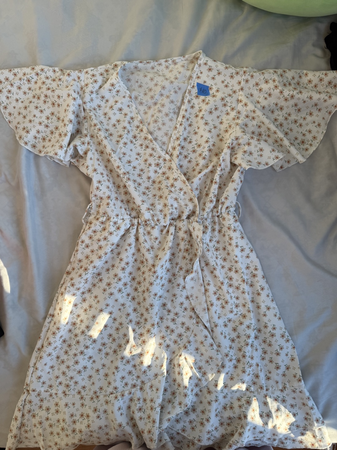 SheinFloral Print Wrap Dress