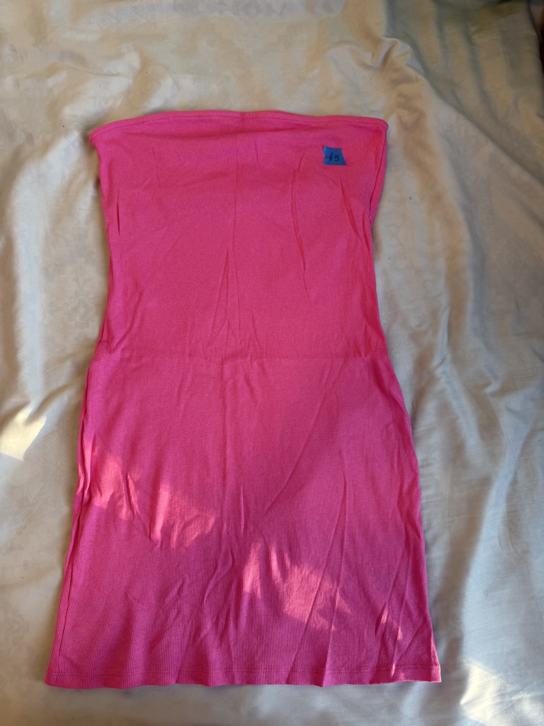 H&M Divided Pink Tube Dress - Size M