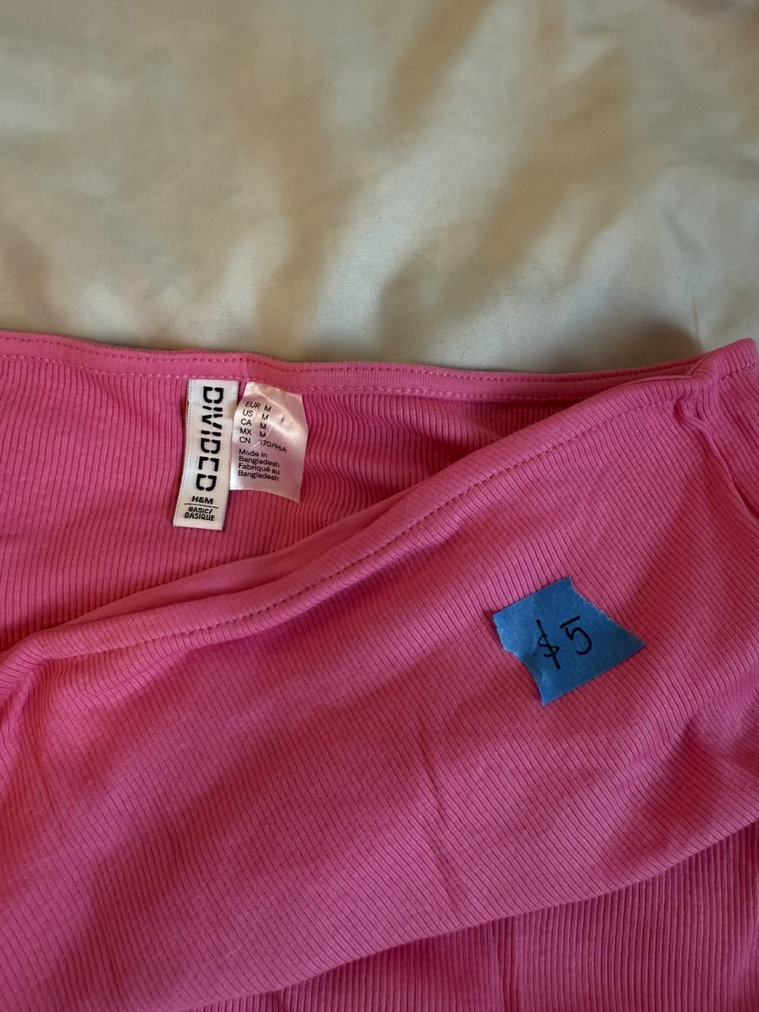 H&M Divided Pink Tube Dress - Size M - photo 2