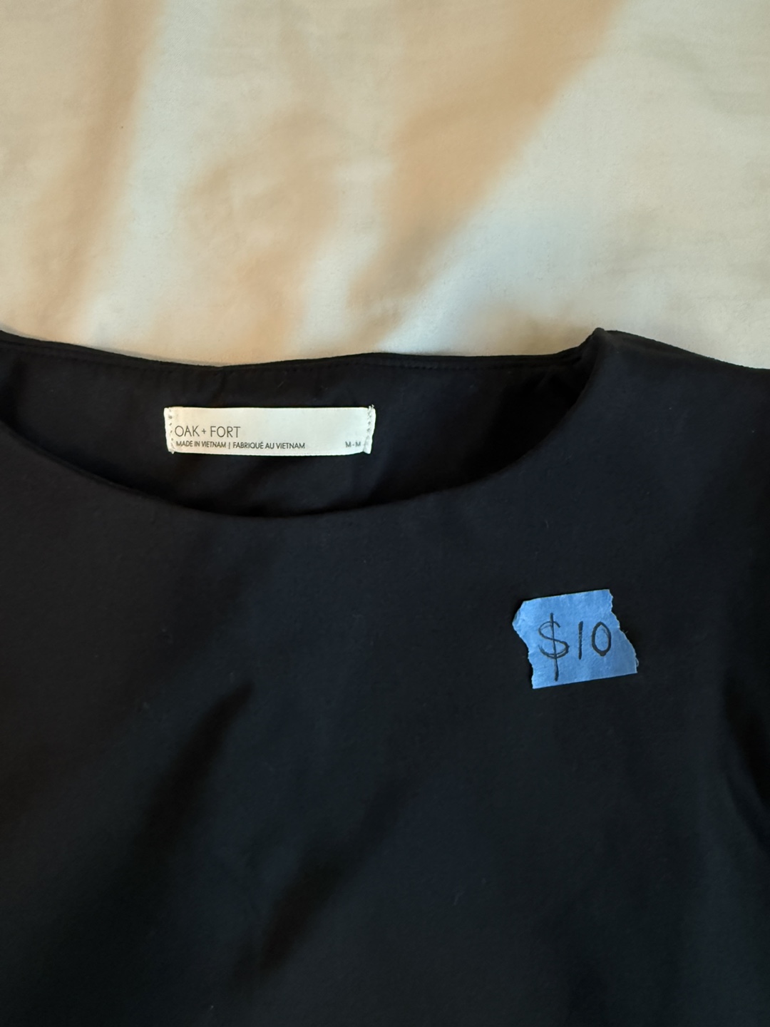 Oak + Fort Black Bodysuit - Size M - photo 2