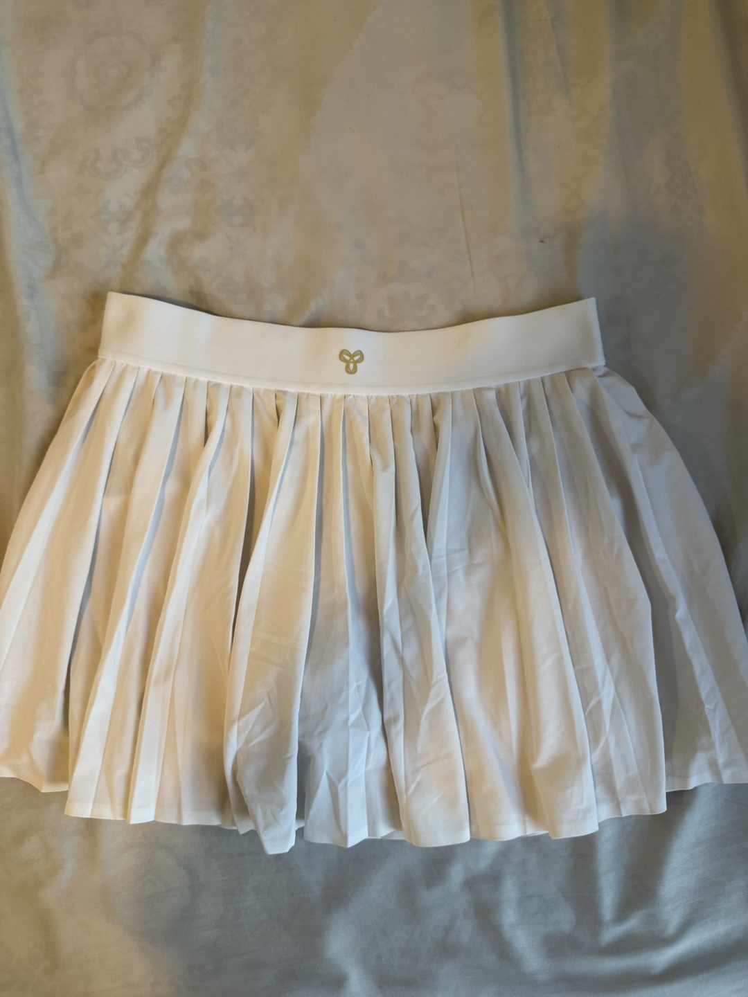 Aritzia Golden White Tennis Skirt - Size L - photo 3