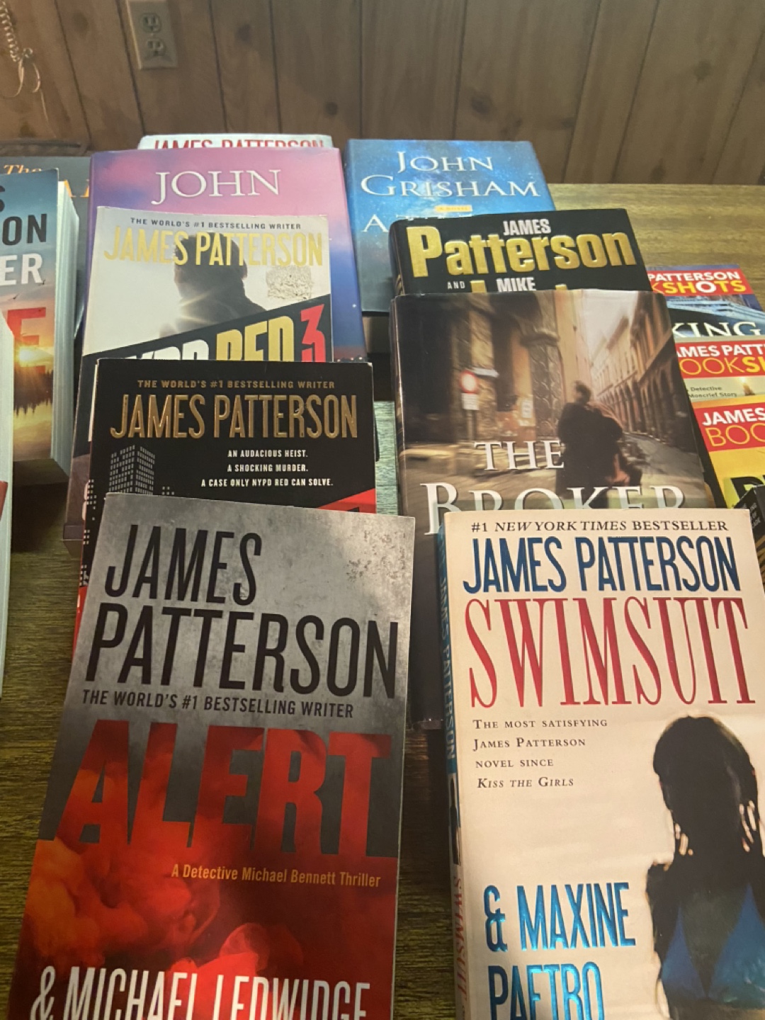 Assorted Books: John Grisham & James Patterson