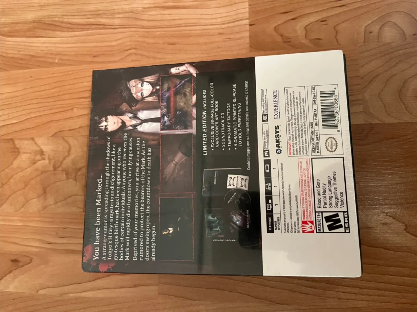 Death Mark Limited Edition Nintendo Switch Video Game image indicator(3)