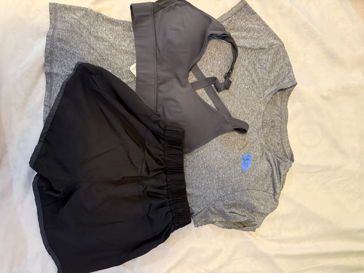 Athletic Wear Bundle - Bra, Shorts, Top