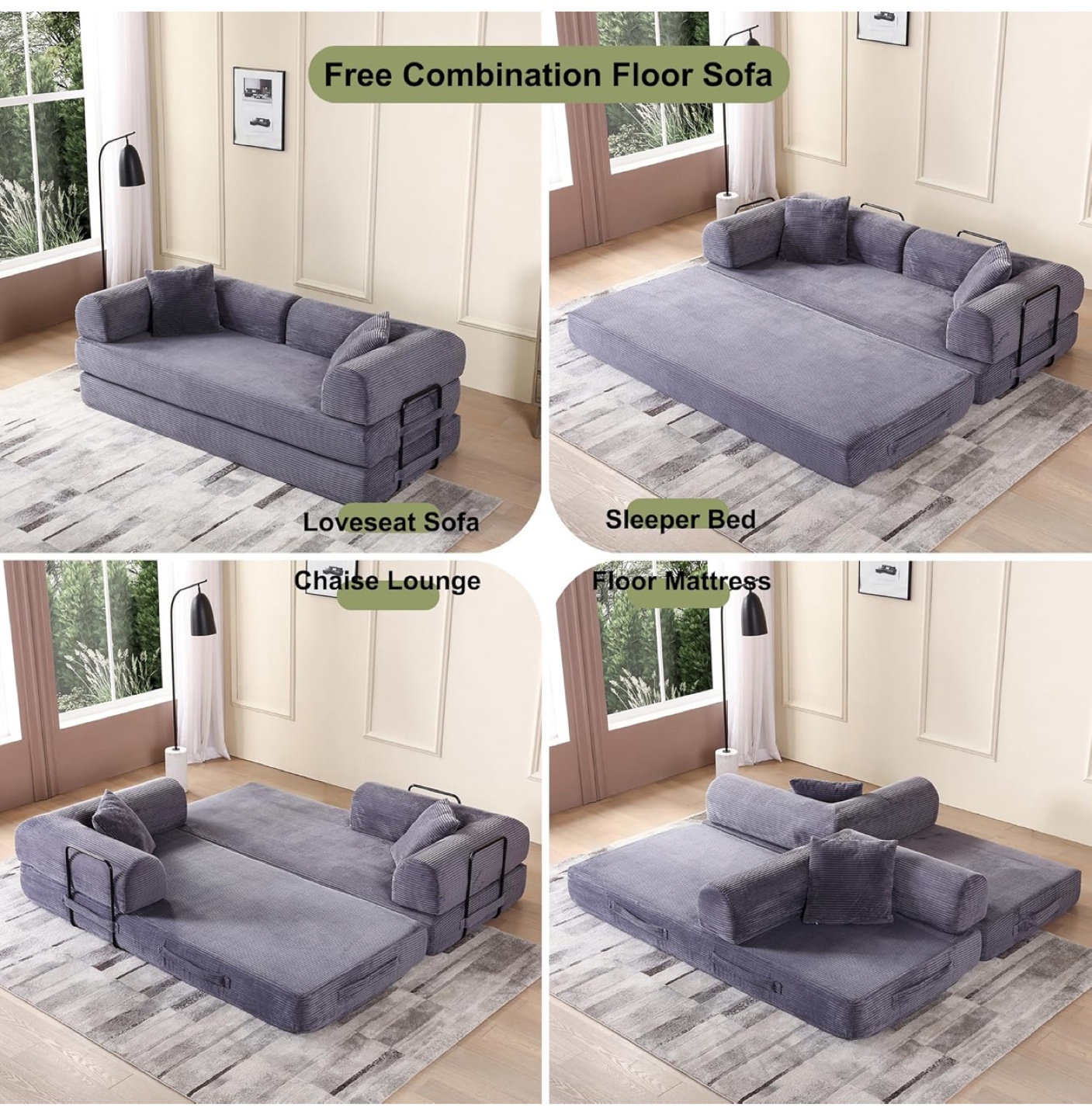 Combination Couch & Sleeper Sofa - photo 4