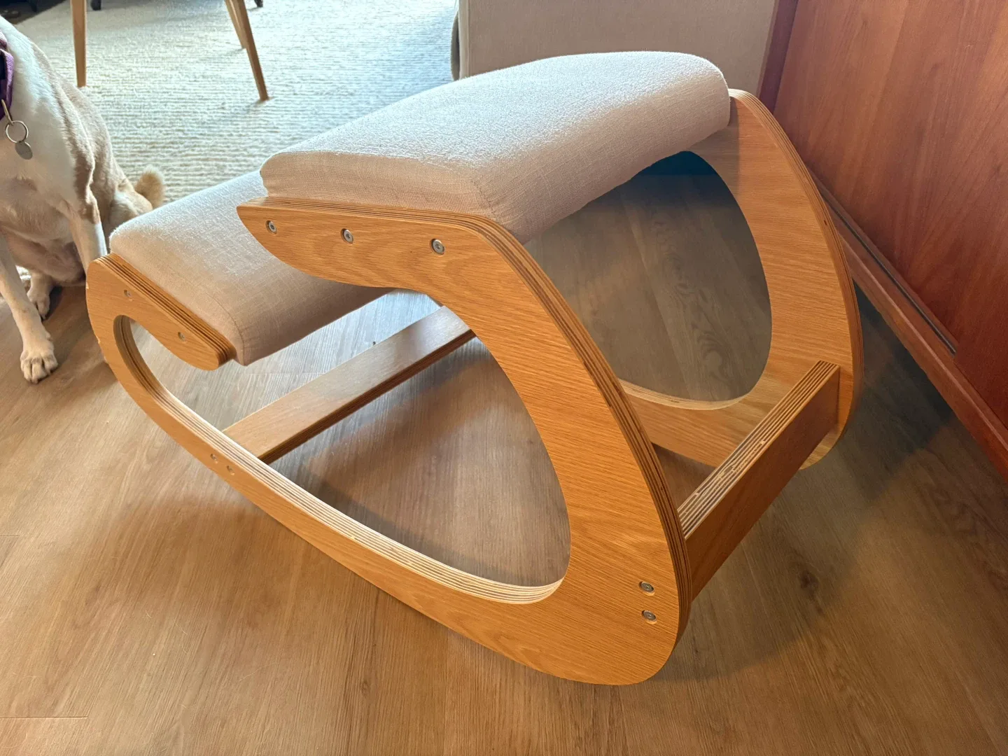 Predawn Ergonomic Kneeling Chair - White Oak thumbnail