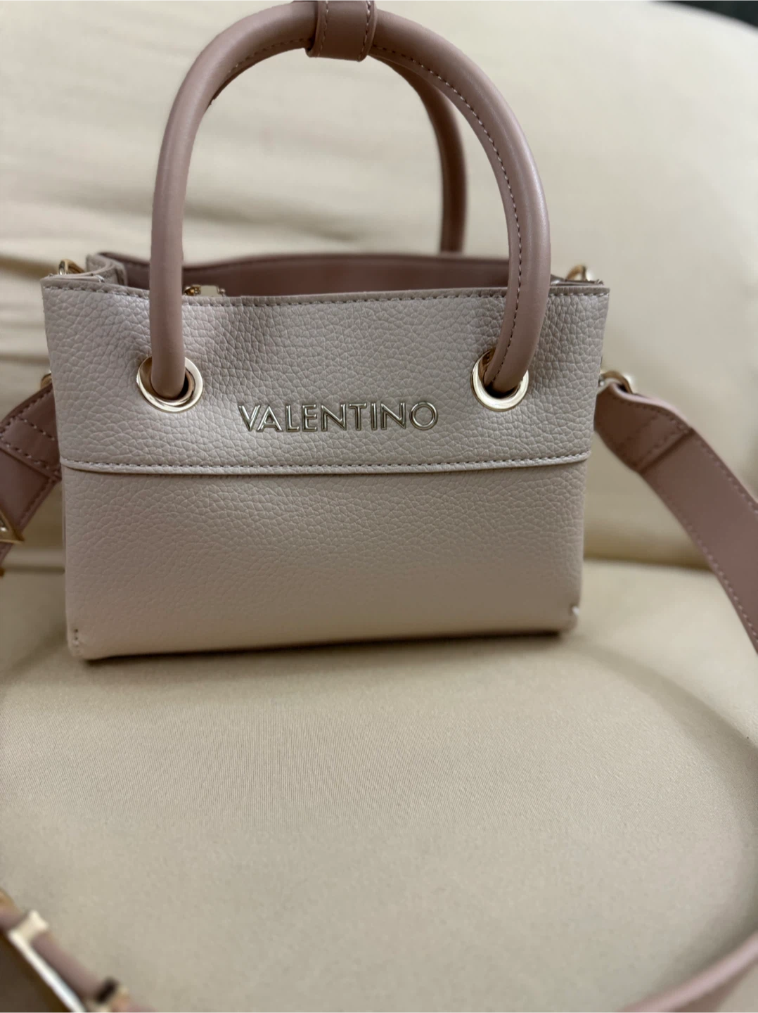 Mario Valentino Beige Mini Satchel (Alexia) - Brandnew! - photo 2