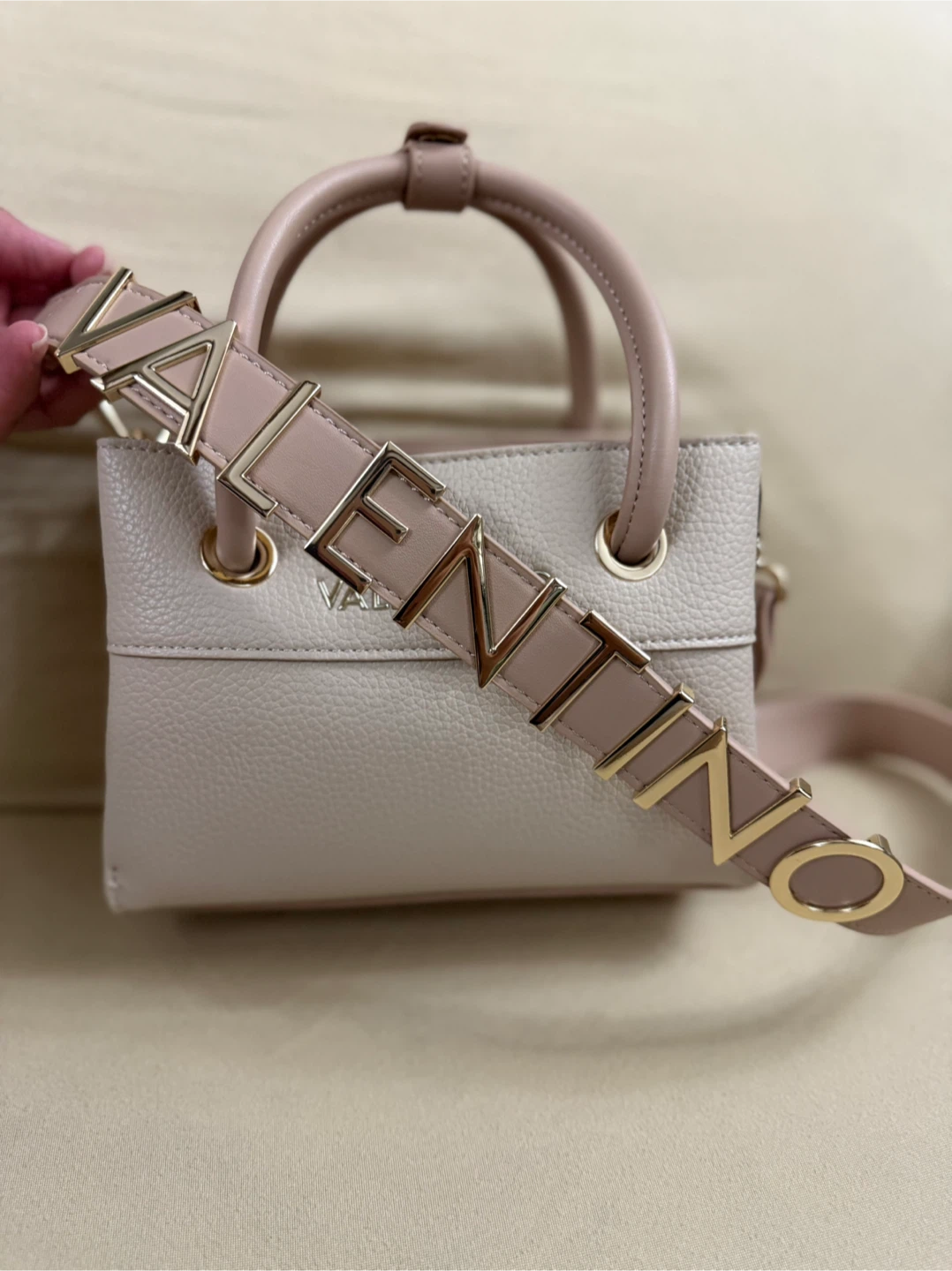 Mario Valentino Beige Mini Satchel (Alexia) - Brandnew!