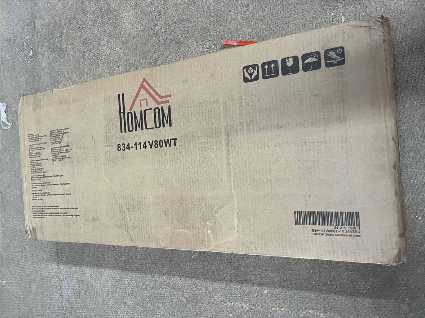 Brand New Slim White Bathroom Storage Cabinet image indicator(7)