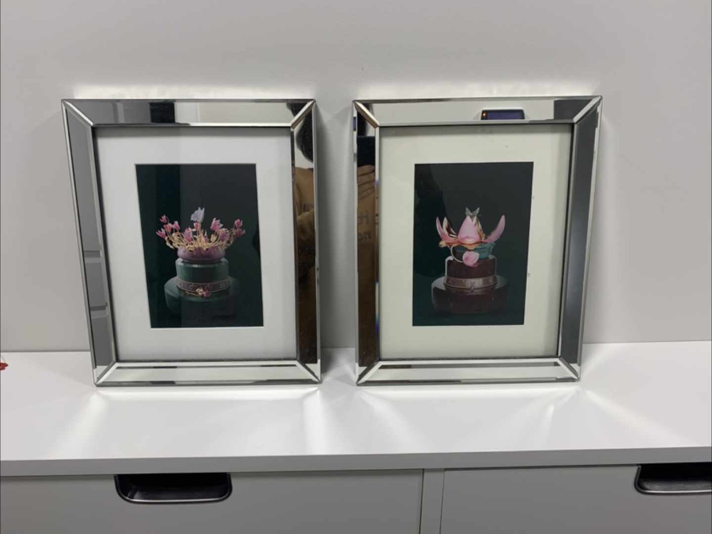 Framed Floral Art - Set of 2