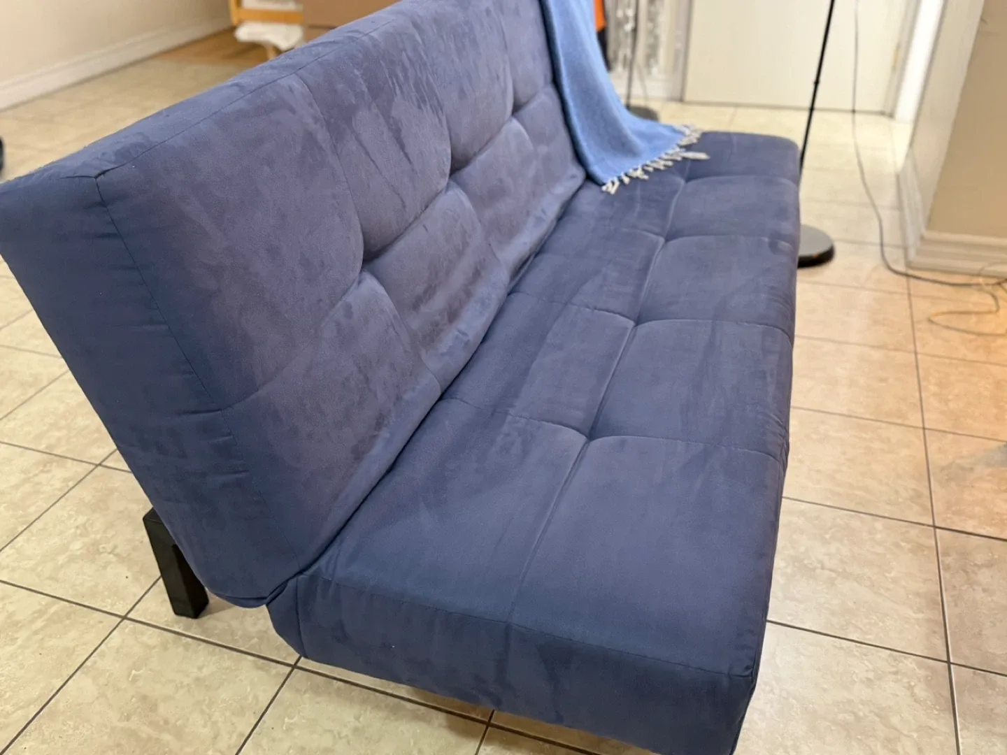 Ikea BALKARP Blue Sleeper Sofa Bed - Moving Sale image indicator(3)