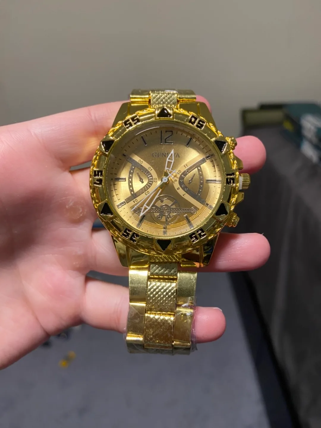 Geneva Gold-Tone Wristwatch thumbnail
