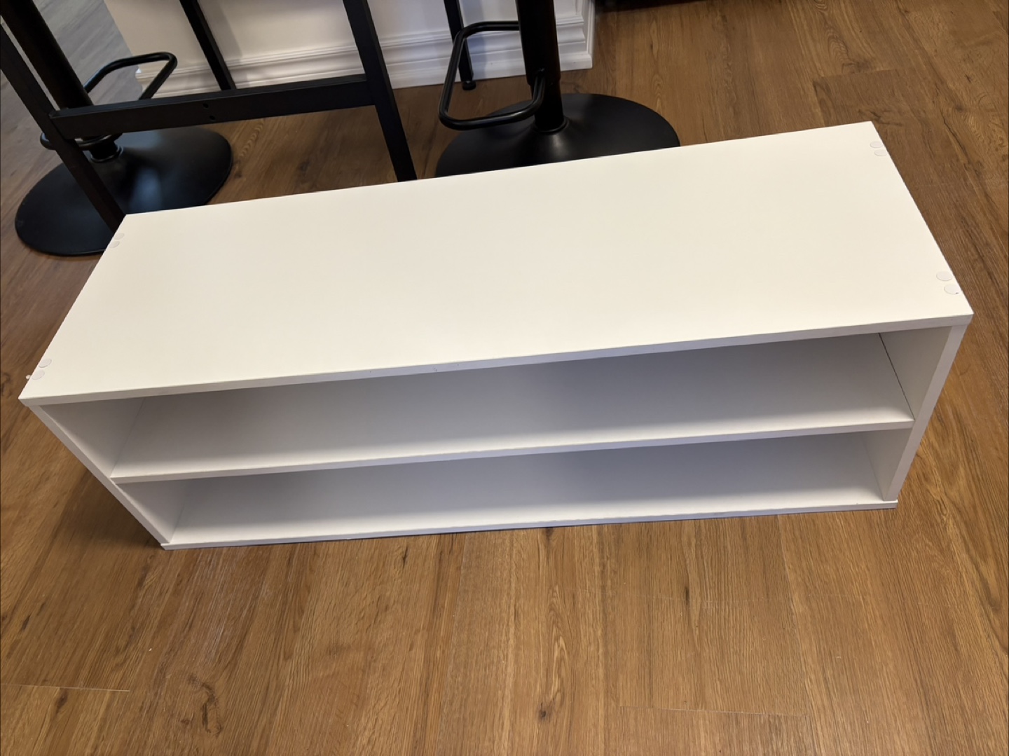 White shoe rack