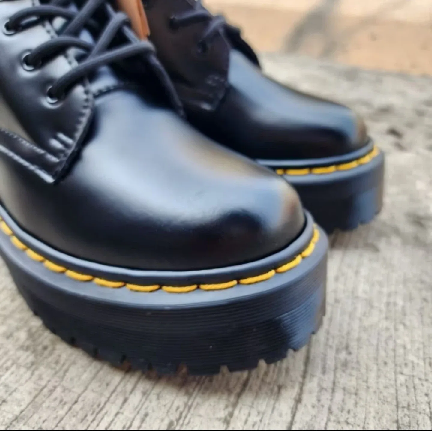 Dr. Martens - Size 10 Black Platform Boots image indicator(2)