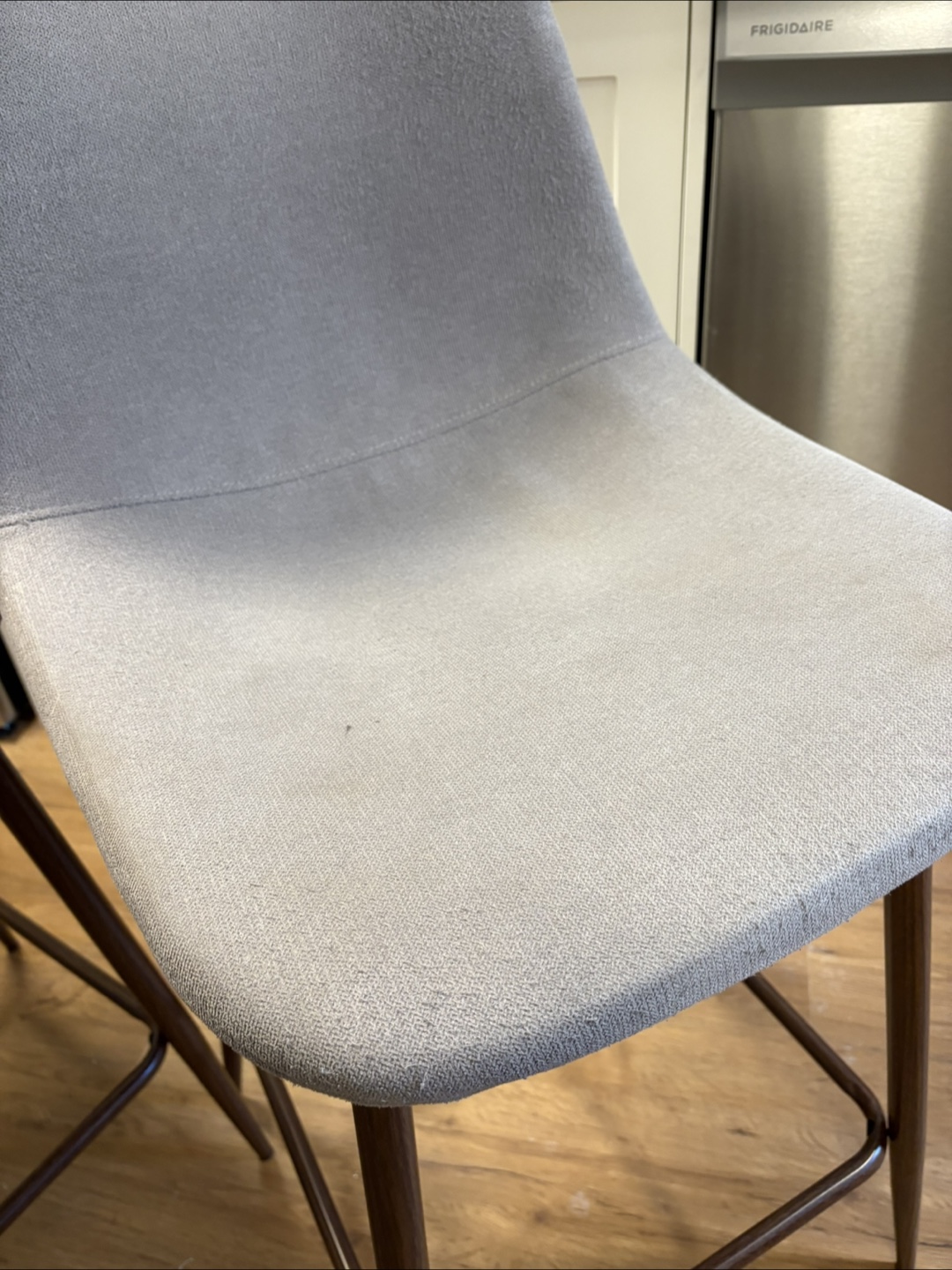 Set of 2 Grey Counter Height Stools - photo 3
