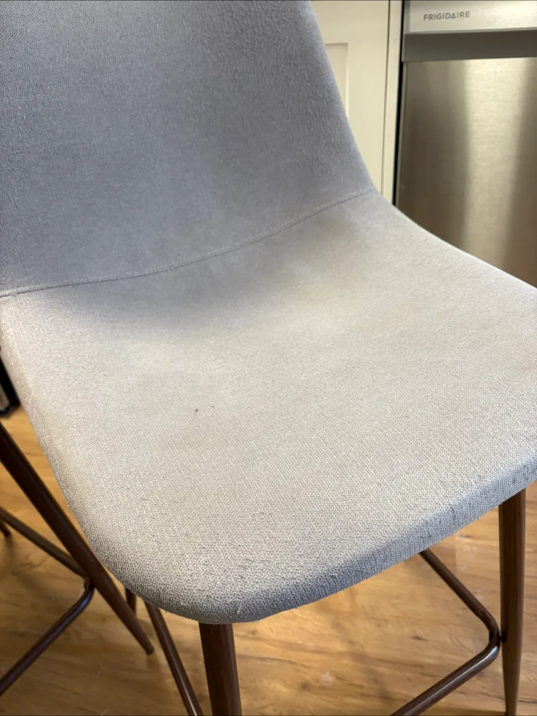 Set of 2 Grey Counter Height Stools image indicator(3)