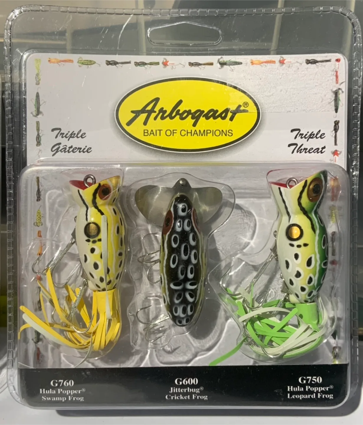 Arbogast Bait of Champions Triple Threat thumbnail