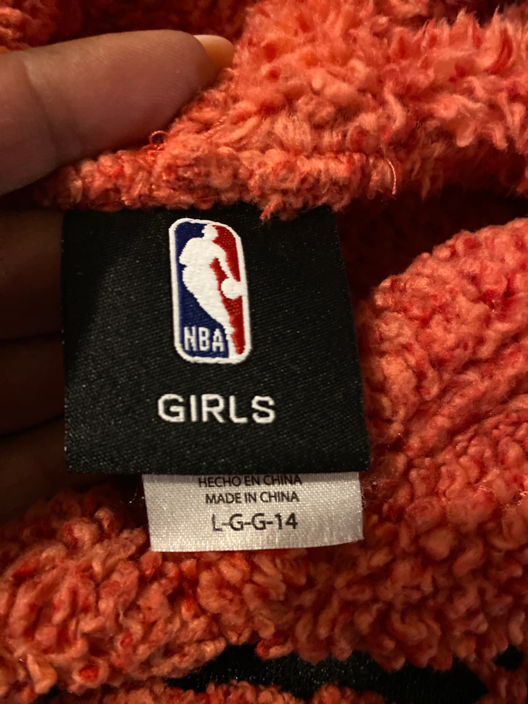 NBA Girls Raptors Hoodie - Size L - photo 2