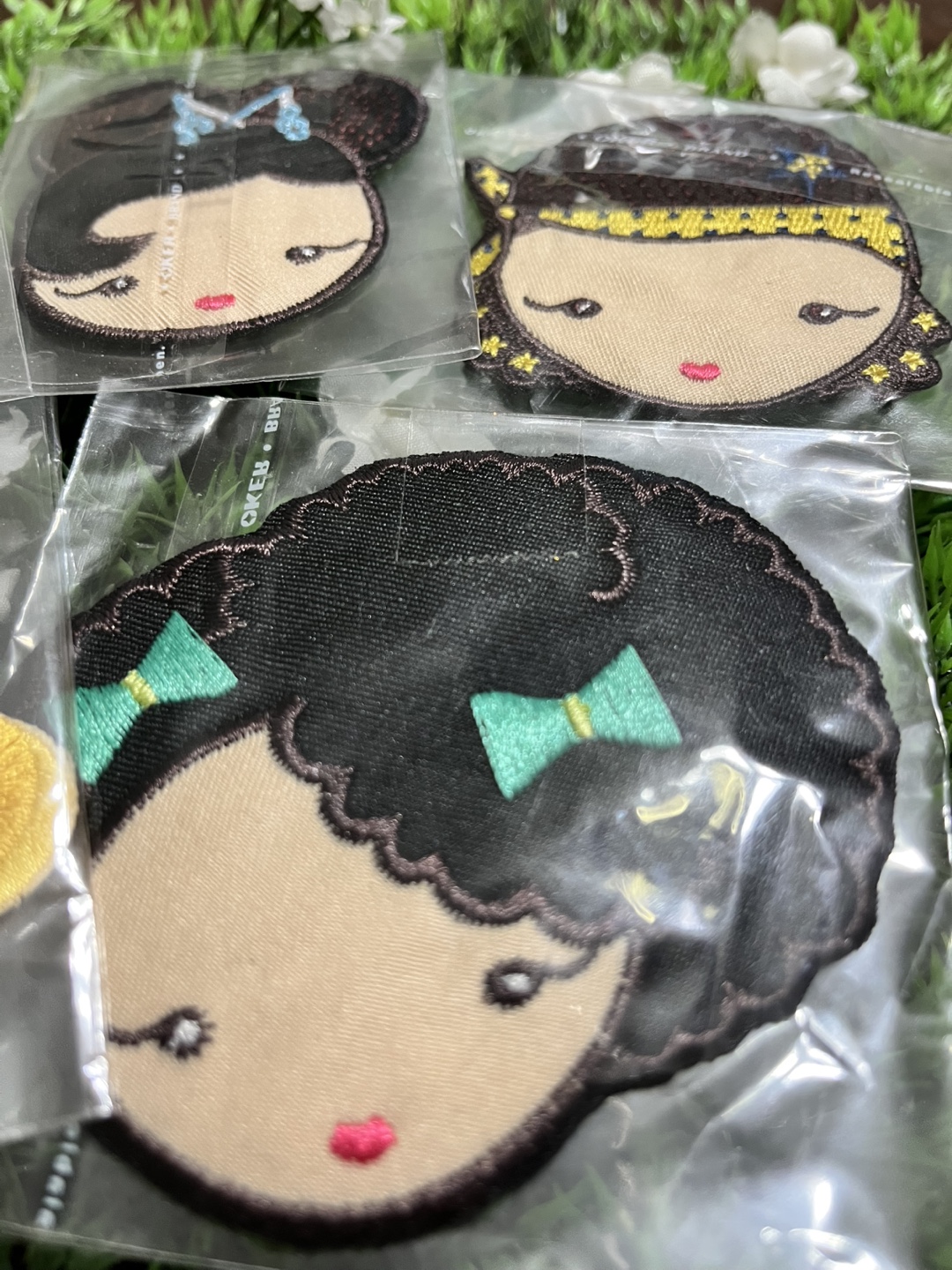 New Harajuku Girl Patch Brunette Bows - photo 4