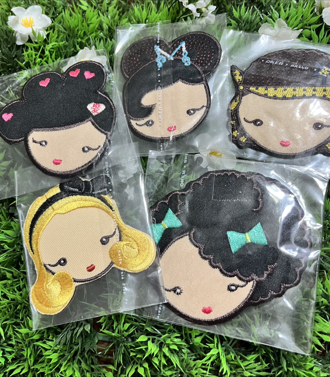 New Harajuku Girl Patch Brunette Bows - photo 2