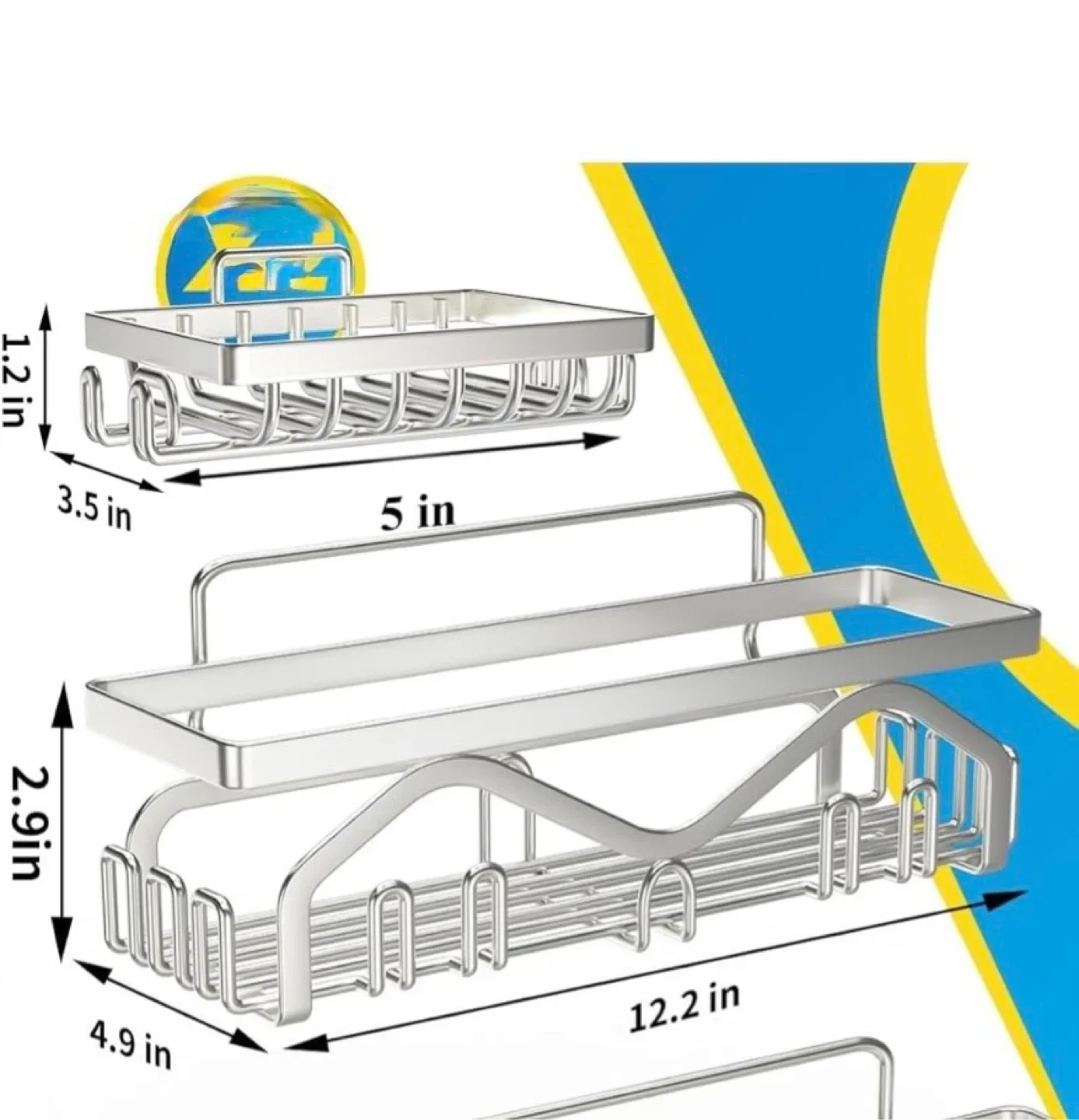 New Shower Caddy Shelf Organizer thumbnail