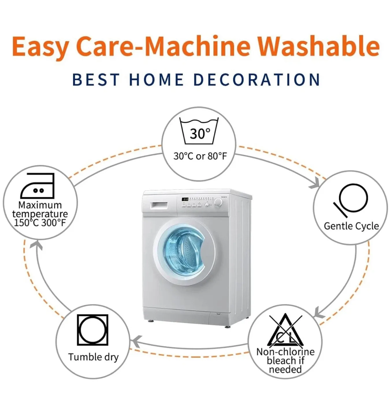 Decorative Blue Throw Pillow Cover 18x18, brand new image indicator(4)