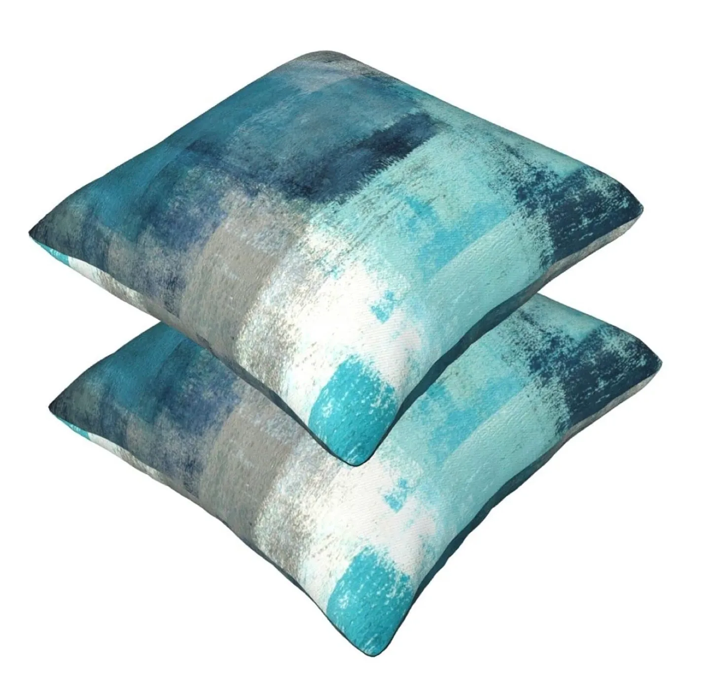 Decorative Blue Throw Pillow Cover 18x18, brand new image indicator(8)