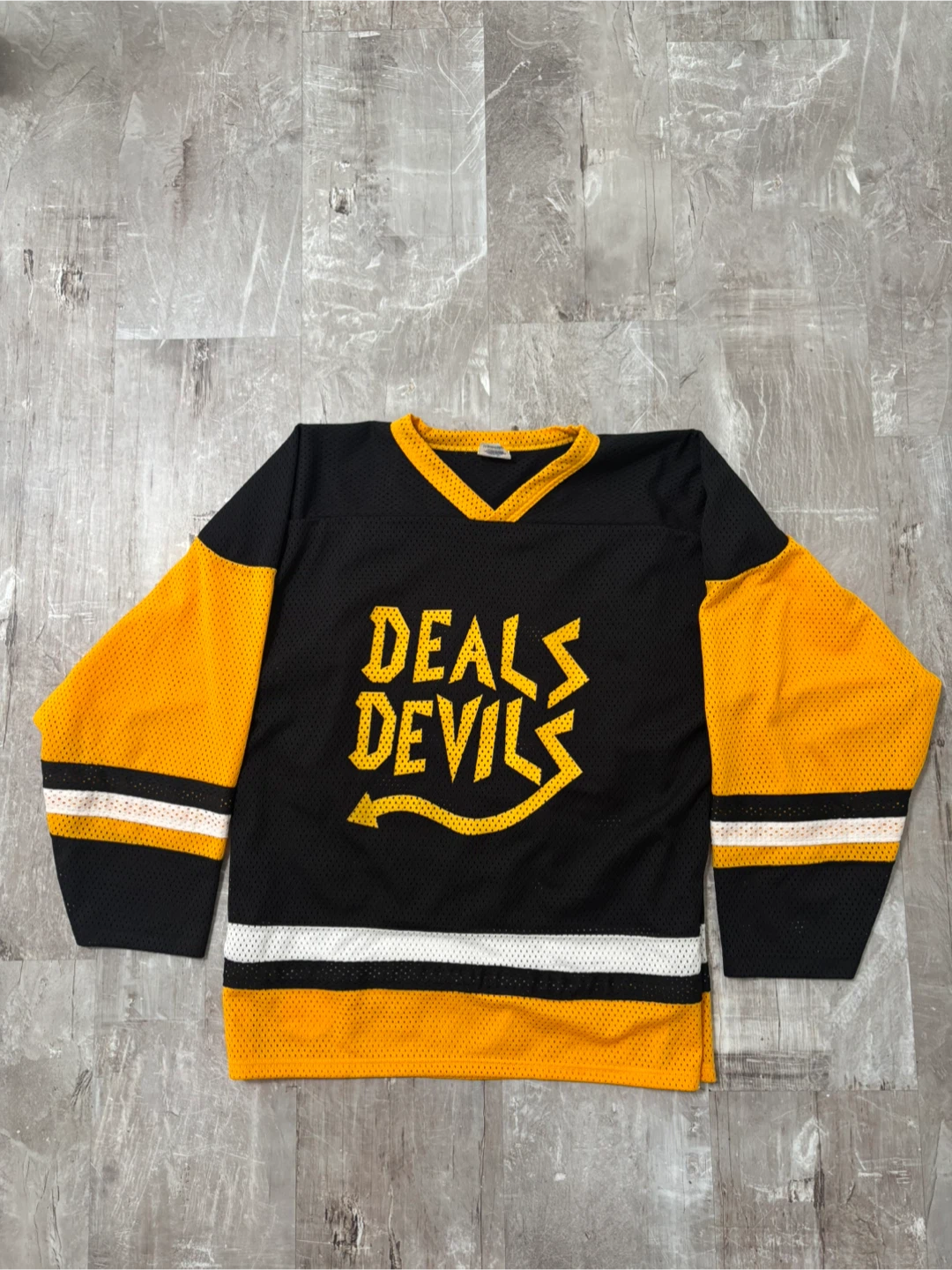 Vintage Deals Devils Hockey Jersey - L/G