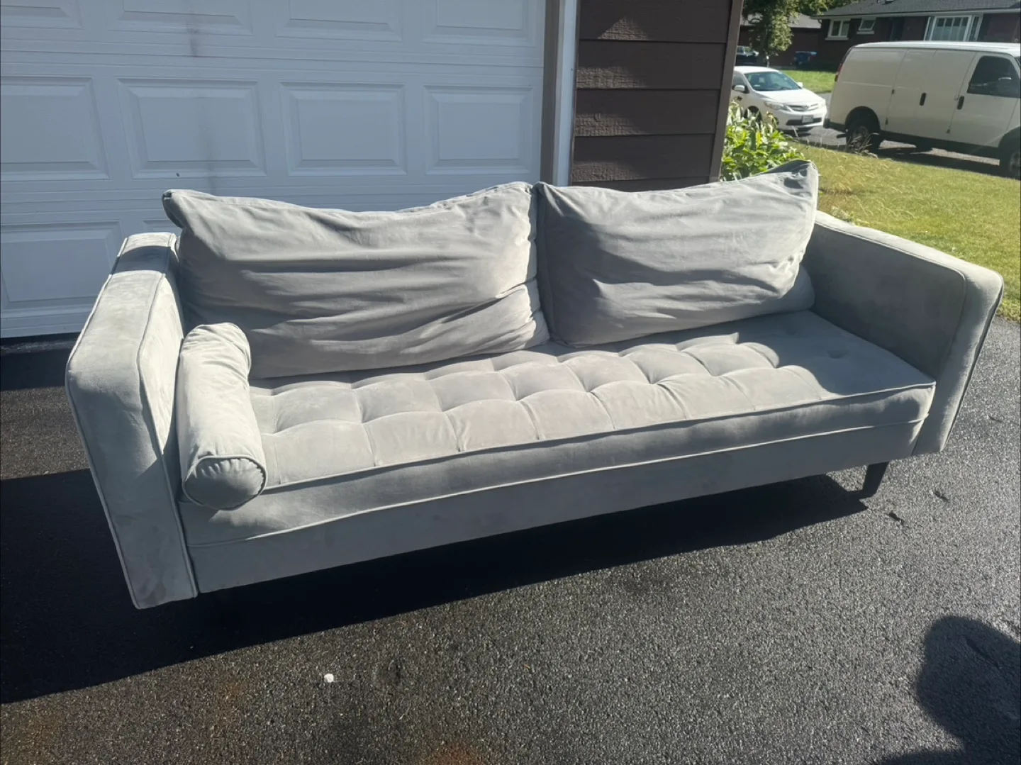 Grey Sofa - 85 inches long image indicator(2)