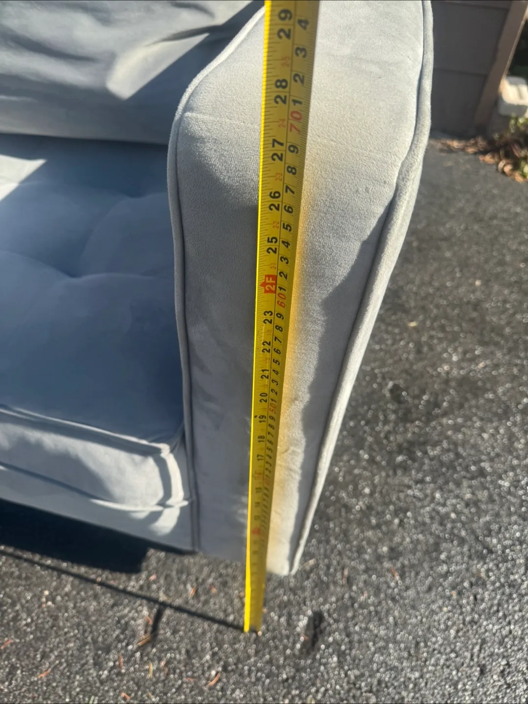 Grey Sofa - 85 inches long image indicator(6)